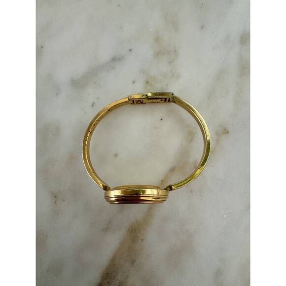 Vintage GUCCI Change Bezel Womens Gold Watch - Picture 10 of 11